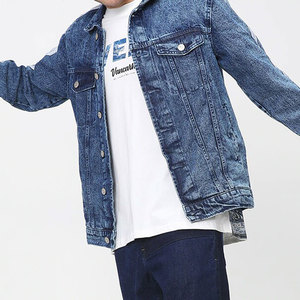 Chaqueta vaquera para hombre de nuevo diseño al por mayor, talla normal, ropa de calle para exteriores, chaqueta vaquera transpirable a la venta con logotipo personalizado - Product Image 1