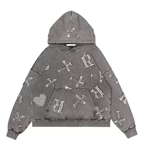 Sudaderas con Capucha Unisex de Talla Grande para Invierno, Mezcla de Poliéster/Algodón, Sudadera Lisa para Personalizar con el Logotipo de tu Marca, Forro Polar, Corte Regular - Product Image 5