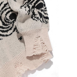 Mens Mohair Pull Pull À Manches Longues Doux Chaud Tricots Mode Automne Hiver Confortable Casual Streetwear Outfit - Product Image 3