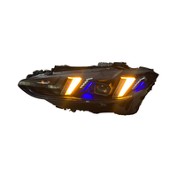 Feux avant LED de style « yeux de serpent » V3 blancs, jaunes et ambre pour BMW Série 4 2020-2024 G22 G23 G26 G80 G82 420i 425i 430i M440i