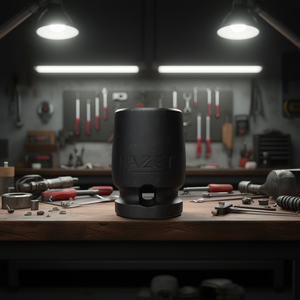 Hazet 3/8'' 6-Point Square <b>Impact</b> <b>Socket</b> with Traction Profile Pneumatic Tools Accessory and Part - Product Image 3