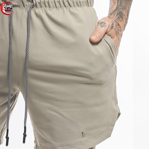 Pantalones cortos estampados personalizados a la moda, ropa de calle alta, algodón Vintage personalizado para hombres, sudor 3DScreen Foam Puff Print Mesh Short - Product Image 3