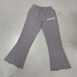 Pantalon de survêtement décontracté à rayures pour homme, ample, ample, en coton, tricoté, avec logo brodé - Product Image 6