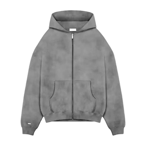 Sweats à capuche zippés pour hommes 2026 – Tendance, prix bas, fabriqués au Pakistan – Sweats délavés à l'acide et personnalisables pour hommes - Product Image 2