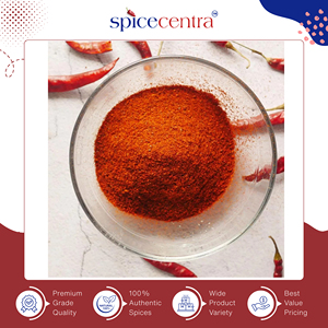 Poudre de piment rouge séché authentique de haute qualité 100% pure (régulière) Inde Marque Spicecentra authentique Options de logo personnalisé et de taille - Product Image 2