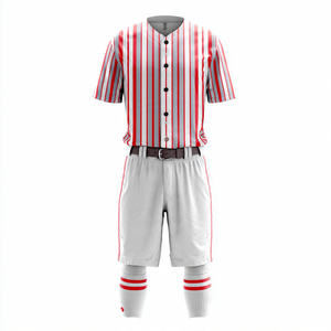 Uniforme de Béisbol para Hombre y Mujer, Jersey con Botones, Pantalones, Conjuntos de Uniformes Deportivos de Béisbol - Product Image 6