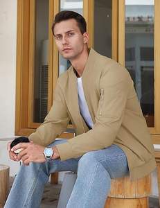 Chaqueta de bombardero de moda para hombre Chaquetas cortavientos de pista ligera Abrigo a prueba de viento de golf al aire libre - Product Image 2