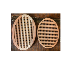 Natural Wood <b>Trivet</b> Round <b>Trivets</b> Coasters Mat Pack of 3 Shape Design Piece for at Best Price - Product Image 5
