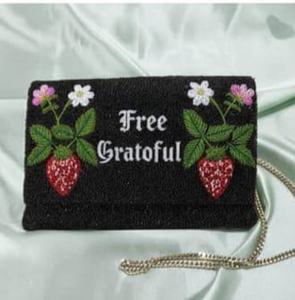 Bolso de hombro con cuentas de flores Bolso de tulipán con cuentas Bolso floral, Bolso bohemio chic, Bolso de hombro de primavera, Monedero con cuentas, Bolso hecho a mano - Product Image 1