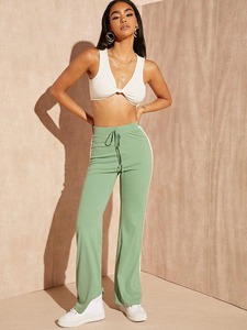 Pantalon de jogging pour femme Pantalon d'entraînement en polaire Pantalon de survêtement Pantalon de gym pour femme en gros - Product Image 6