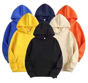 Sudaderas con Capucha para Hombre de Alta Calidad, Logotipo Personalizado, Color Sólido, Transpirables, de Poliéster, Algodón y Felpa, para Otoño, Venta al Por Mayor - Product Image 5