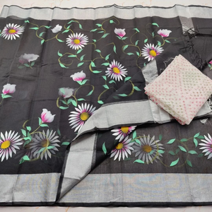 Sari de Seda Kota Doriya de la Mejor Calidad, Ropa India y Pakistaní para Fiestas, Lavable, Talla Personalizada, NILESH TAILOR and FASHION - Product Image 4