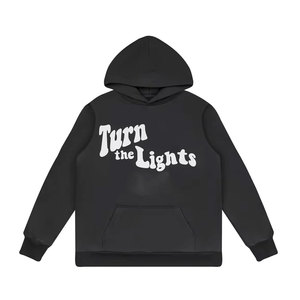 Hombres ropa logotipo personalizado sudaderas con capucha unisex de alta calidad anti-encogimiento peso pesado oversize causal pullover streetwear Sudadera con capucha - Product Image 4