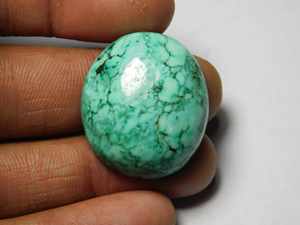 Fait à la main Top Turquoise Cabochons 46Cts. Effet de changement de couleur de pierre précieuse naturelle 29*25 Mm Belle qualité d'exportation de qualité rare - Product Image 3