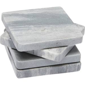 Black Marble <b>Coasters</b> with <b>Drink</b> <b>Coaster</b> Set for Dining Bar Restaurants Events for customized size hot selling - Product Image 1