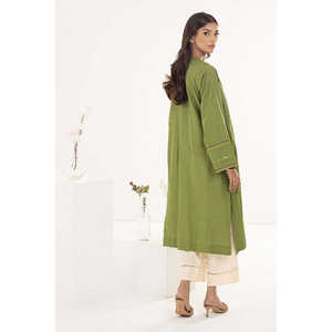 Camisa de Lino Verde Bordada para Mujer, Estilo Floral Retro, Viscosa, Casual, Corta, para Oficina o Fiesta, Tallas XL a 4XL - Product Image 4