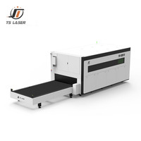 Équipement de découpe laser 3kW 6kW 12kW certifié CE, machine de découpe laser entièrement fermée 3015 4020 6020 6025 avec table d'échange