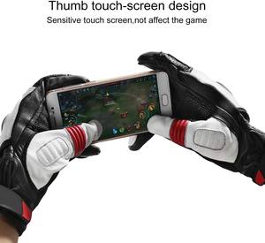 Guantes de moto de materiales personalizados para hombres y mujeres con diseño de logotipo personalizado Guante de moto de carreras con rango bajo - Product Image 5