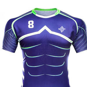 Conjuntos de Uniformes de Rugby Transpirables de Secado Rápido Más Vendidos, Tallas y Colores Personalizables, Alta Calidad, 100% Poliéster - Product Image 4