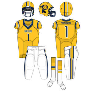 Uniforme de fútbol americano personalizado de alta calidad, Conjunto de jersey de sublimación de manga corta al por mayor para adultos, niños, equipo juvenil - Product Image 4