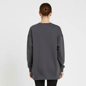 เสื้อสเวตเชิ้ตผู้หญิงทรงปกติ แขนยาว อุ่น นุ่ม ผลิตจากผ้าฝ้ายฟลีซ 100% ประดับด้วยคริสตัล เป็นมิตรต่อสิ่งแวดล้อม ปรับแต่งได้ เหมาะสำหรับฤดูหนาว - Product Image 2