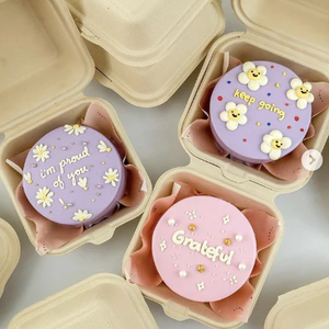 ภาชนะบรรจุอาหารทำจากชานอ้อยเป็นมิตรกับสิ่งแวดล้อมกล่องใส่อาหารแบบย่อยสลายได้ตามธรรมชาติจากเวียดนามสำหรับบรรจุภัณฑ์ที่ยั่งยืน - Product Image 3