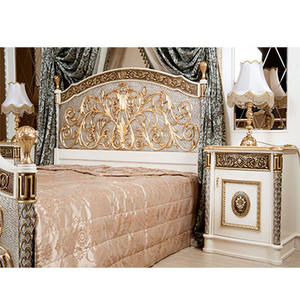 ชุดห้องนอนไม้เนื้อแข็งสุดหรูสไตล์คลาสสิก พร้อมงานแกะสลักด้วยมือจากไม้มะฮอกกานีคุณภาพสูง สำหรับใช้ในห้องนอน - Product Image 3