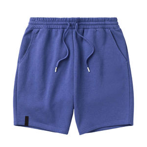 2025 nouveauté qualité supérieure hommes Shorts décontracté Shorts 100% coton polaire Joggers haute rue Style Bermuda motif solide - Product Image 3