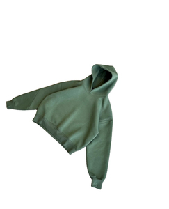 Personnalisé bûche Drop Shoulder Haute Qualité 500g Blanc Épais Baggy Hommes Hoodies Unisexe Poids Lourd Surdimensionné Boxy Cropped Fit Hoodie - Product Image 1