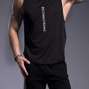 Camiseta sin mangas para hombre, informal, de verano, para gimnasio, cómoda, transpirable, elástica, para baloncesto, con capucha, estampado de letras en 3D - Product Image 2