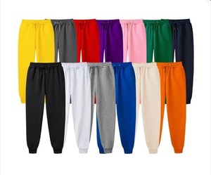 2024 New <b>Men's</b> Joggers Brand Canvas <b>Trousers</b> Casual Sweatpants in 13 Colors for Gym Fitness Workout - Product Image 1