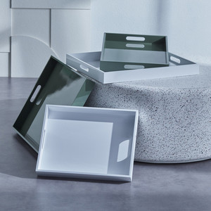 Bandeja de servicio de lujo al por mayor bandeja de servicio de laca bandeja de servicio de MDF de laca personalizada de Artex Thien Thanh - Product Image 2