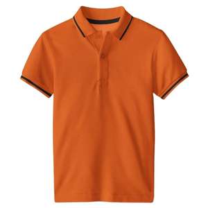 Hommes 100% coton de haute qualité pour polos Conception personnalisée avec style uni de couleur unie et logo personnalisé en gros - Product Image 1