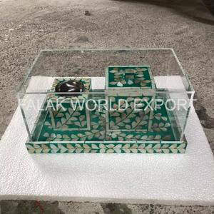 Exclusivo Juego de Incienso con Incrustaciones de Nácar |   Quemador de Incienso Árabe Decorativo Hecho a Mano para Fragancia del Hogar y Regalos FWE - Product Image 6