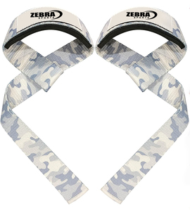 Premium Cotton <b>Wrist</b> Wraps Professional <b>Gym</b> Usage Weightlifting Lifting Straps with Camouflaged Carry Bag - Product Image 3