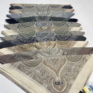 ผ้าพันคอแฟชั่นทรงสี่เหลี่ยม รุ่น Miss Color Premium Polyester Chiffon ขนาด 140x140 ซม. พิมพ์ลายดิจิทัล เนื้อผ้านุ่ม เบาสบาย ระบายอากาศได้ดี ไม่ยับง่าย - Product Image 1