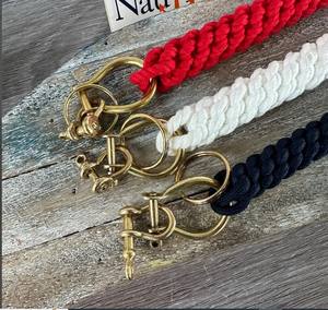 Cuerda de campana hecha a mano de algodón multicolor - Product Image 1