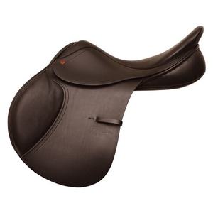 Selle de saut en cuir anglais de qualité supérieure, fabricant et exportateur de matériel d'équitation pour concours de saut d'obstacles en Inde - Product Image 1