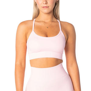 Nouveau soutien-gorge de sport haute résistance, sans couture, à col en U, doux, pour filles, confortable et à séchage rapide - Product Image 6