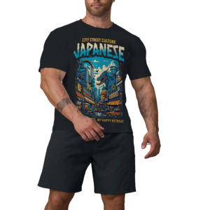 ชุดเสื้อยืดแขนสั้นสำหรับผู้ชายชุดเสื้อผ้าแฝดทรงสลิมฟิตพร้อมโลโก้ตามสั่งสำหรับเล่นกีฬาฤดูร้อน - Product Image 3