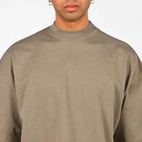 Qualité supérieure hommes 100% coton goutte épaule T-Shirt à manches courtes sur mesure impression numérique séchage rapide respirant bas quantité minimale de commande