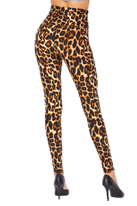 Custom Ultra-Soft High-Waisted Eco-Friendly Printed Yoga Leggings Seamless <b>Compression</b> Workout Pants with Pockets Elastic Waist - Product Image 4