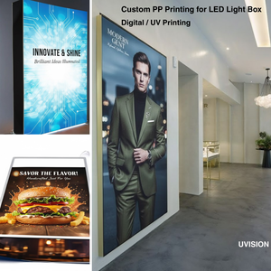 Servicio de Impresión Personalizada VN, Calcomanía Retroiluminada de PVC/PET para Pantallas de Caja de Luz Interiores y Exteriores - Product Image 6