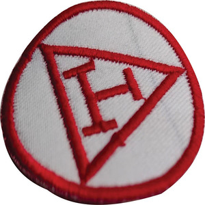 Parches personalizados nuevos y elegantes Masonic Regalia, precio bajo, bordado a máquina más vendido, parche masónico de forma redonda - Product Image 3