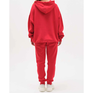 Ensemble de survêtement pour femme en tissu éponge imprimé long pour l'hiver, sweat-shirt moderne et pantalon de jogging avec logo sur le devant, vêtement décontracté confortable - Product Image 6