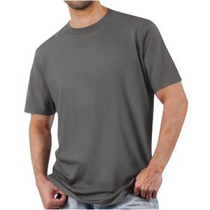 T-shirt en coton de haute qualité pour hommes pour l'été Basic O-Neck Casual Top Washed Technique New Classic Style - Product Image 3