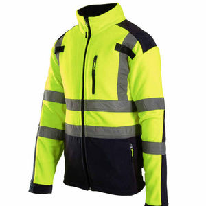 Chaleco de Seguridad ANSI Clase 2 con Logotipo Personalizado para Hombre, Alta Visibilidad, Reflectante, Impermeable, con Luz LED Intermitente, Ropa de Trabajo de Invierno 2025 - Product Image 3