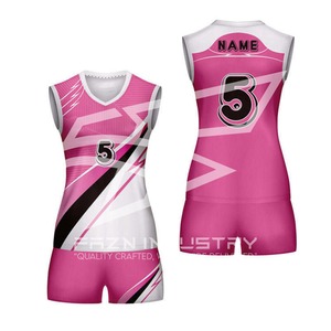 OEM Volleyball Uniform Kit Men <b>Women</b> Kids Polyester Quick Dry Breathable Team Jersey and <b>Shorts</b> Supply - Product Image 3