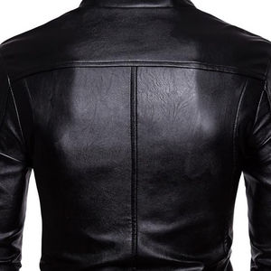 Chaqueta Bomber de Cuero Genuino al por Mayor OEM, la Más Vendida, 2025, Alta Calidad, Transpirable, Impermeable, para Hombre, 100% Genuina - Product Image 4