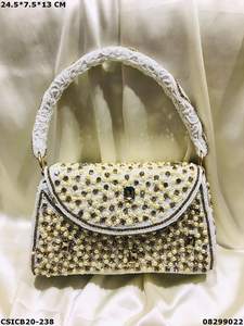 Handmade Designer Luxury Ethnic Clutch Bag <b>Box</b> Pattern Evening or <b>Bridal</b> Use - Product Image 2